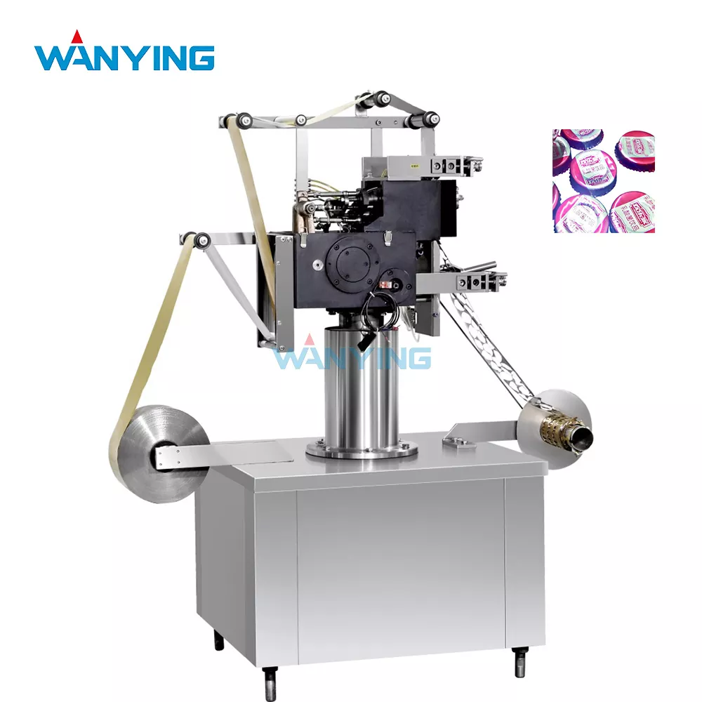 Máquina para fabricar tampas totalmente automática